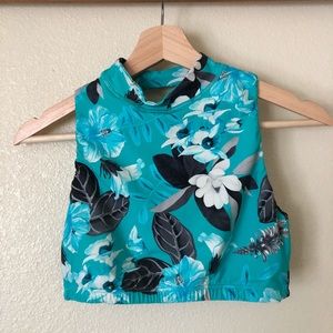 Seafolly Tropical Vacay Hybrid Cross Back Top